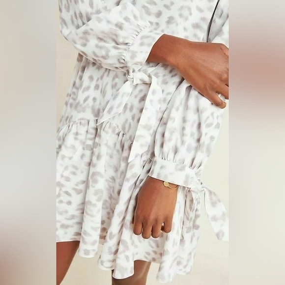 Anthropologie Mare Mare Felix Leopard Print Tunic Dress Extra Small - Picture 3 of 9